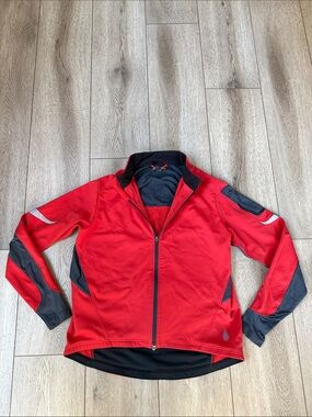 Novara Red and Black Performance Cycling Jacket